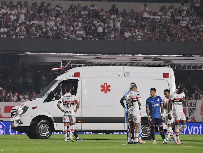 Footballer Collapses During Game, Rushed to Hospital for Immediate Treatment