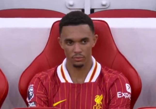 Arne Slot responds to Trent Alexander-Arnold's sulk on Liverpool bench