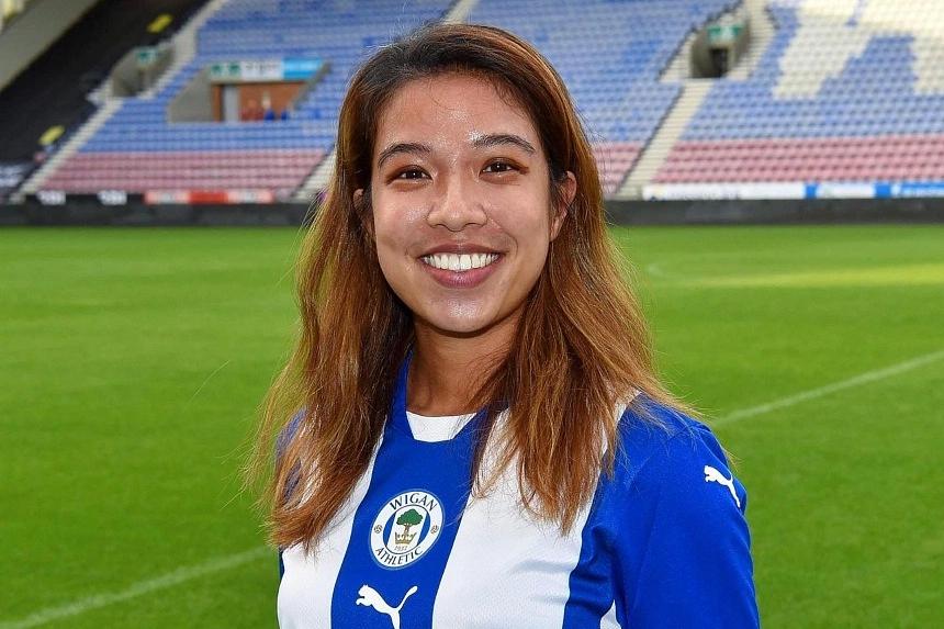 Singaporean player Sara Merican signs with Wigan Athletic women's football team