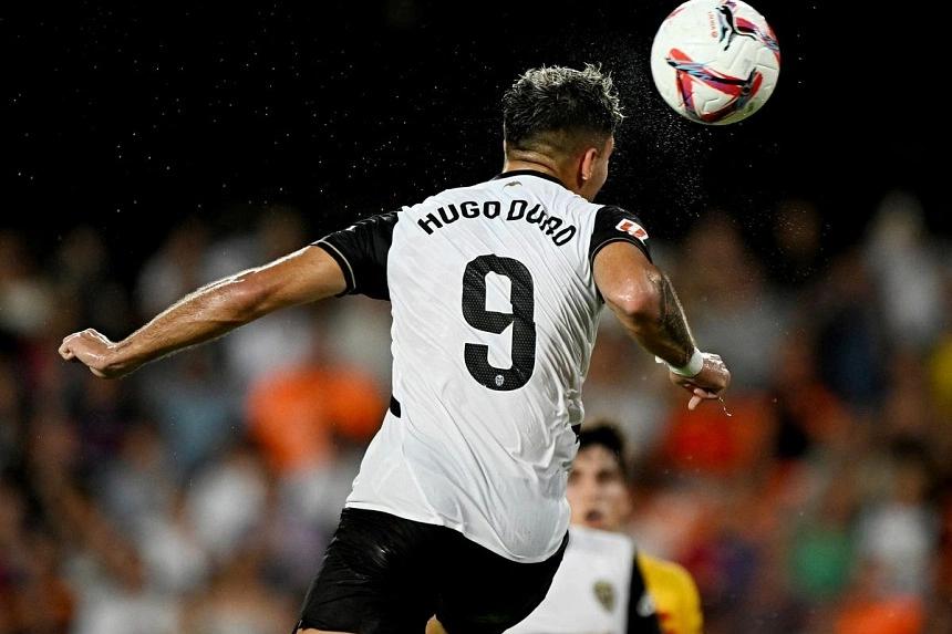 Valencia's Duro sidelined with injury during training session