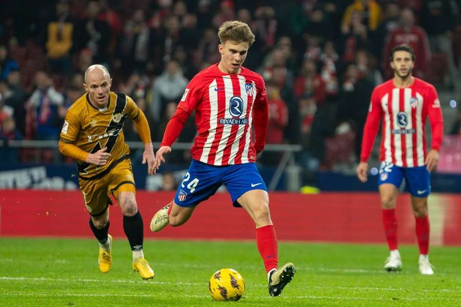 Atletico Madrid's Barrios reflects on personal growth since debut