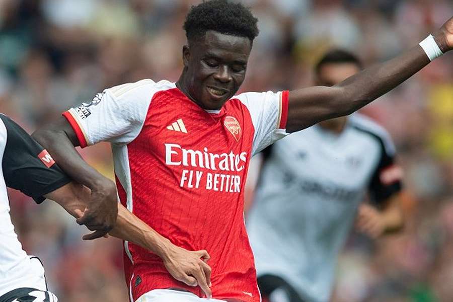 Arsenal forward Saka eager for Sterling's assistance in trophy pursuit