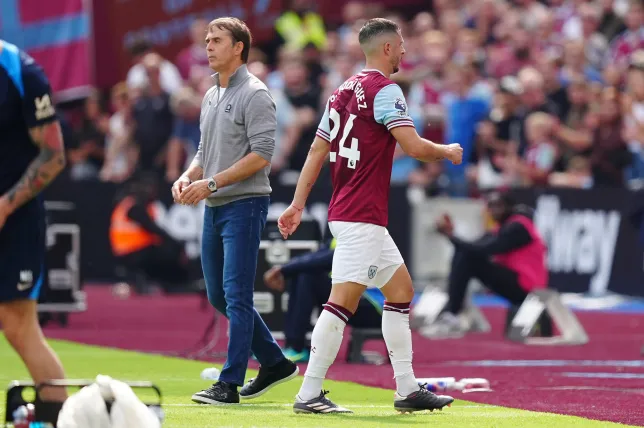 Lopetegui discusses decision to substitute Guido Rodriguez in first half of West Hamâ€™s loss to Chelsea