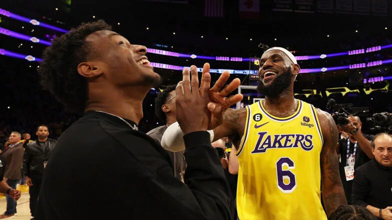 LeBron James and Son Bronny Already Scrimmaging Ahead of Historic Season