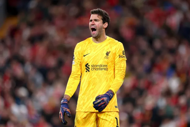 Alisson set to sit out seven games for Liverpool, including crucial fixtures against Chelsea and Arsenal