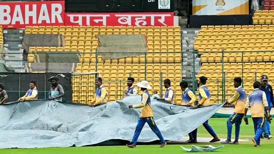 Impact of Bengaluru rain on Rohit and Kohli's practice; inclement weather poses threat to India vs New Zealand 1st Test