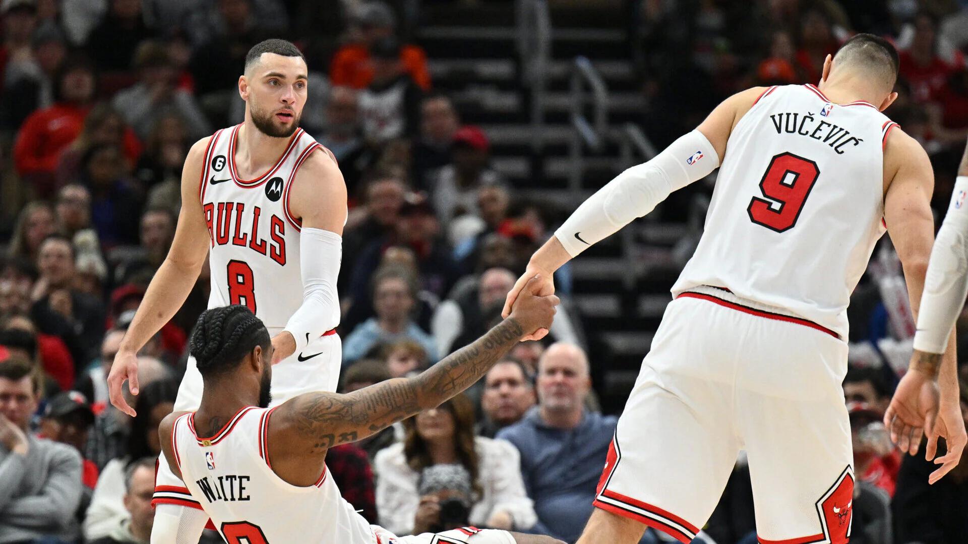 Bulls trio shines in dominant victory over Pistons