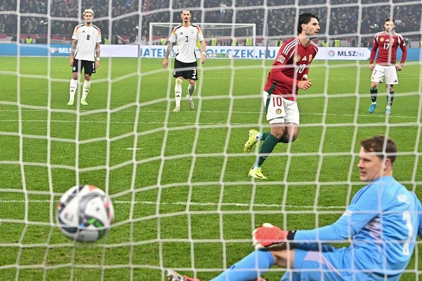 Late Hungary equalizer denies Germany in final Nations League group match.