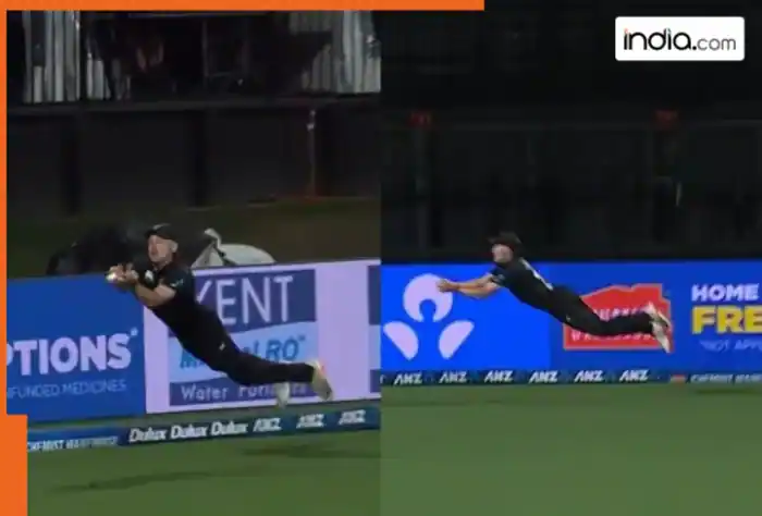 WATCH: Kiwi player defies gravity on the field, snags unbelievable catch and leaves the crowd in awe