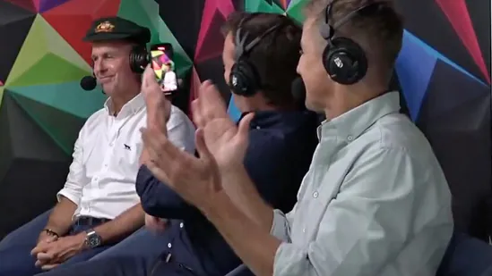 Michael Vaughan's Shocking Move: Wearing Australia's 'Baggy Green' Cap on TV, Captured by Gilchrist in Video